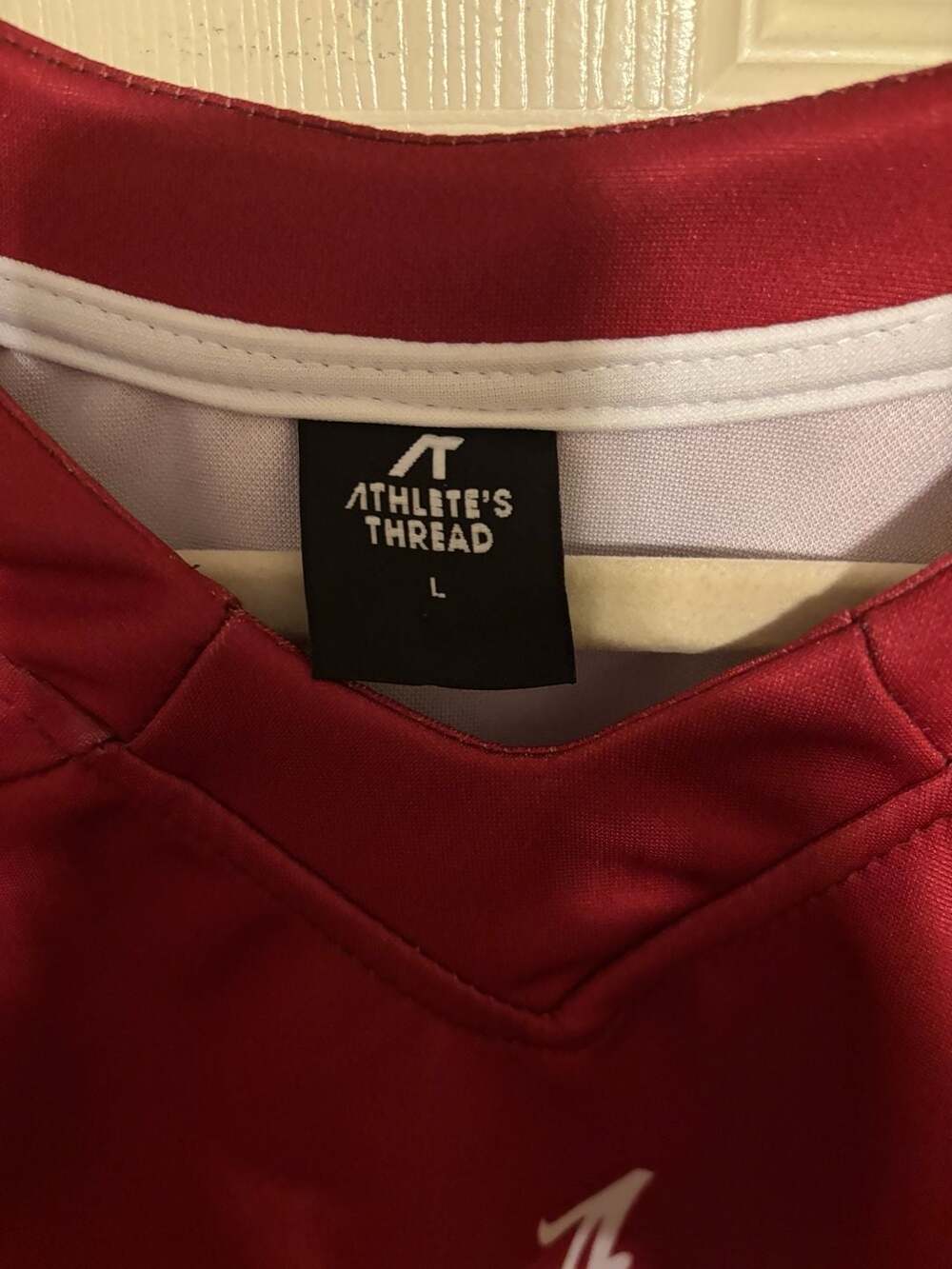 Athlete's Thread Alabama Crimson Tide Hubbard #18 Jersey Size Large
